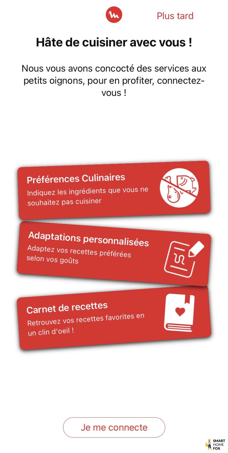 personnaliser application cookeo